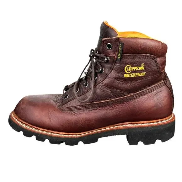 Chippewa Mens Briar Waterproof Insulated Brown Boots Size US 8.5 W - Picture 3 of 12
